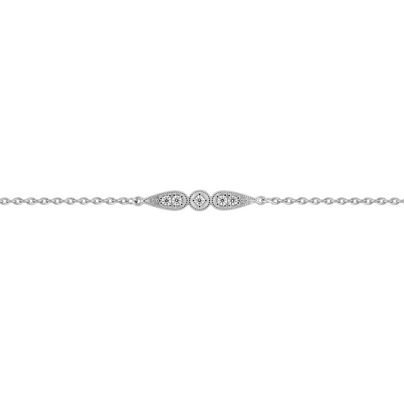 Bracelet Femme Argent 925/1000 et Oxydes de zirconium MURAT