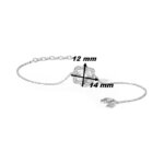 Bracelet jonc Femme Argent et Oxydes Guy Laroche dimensions