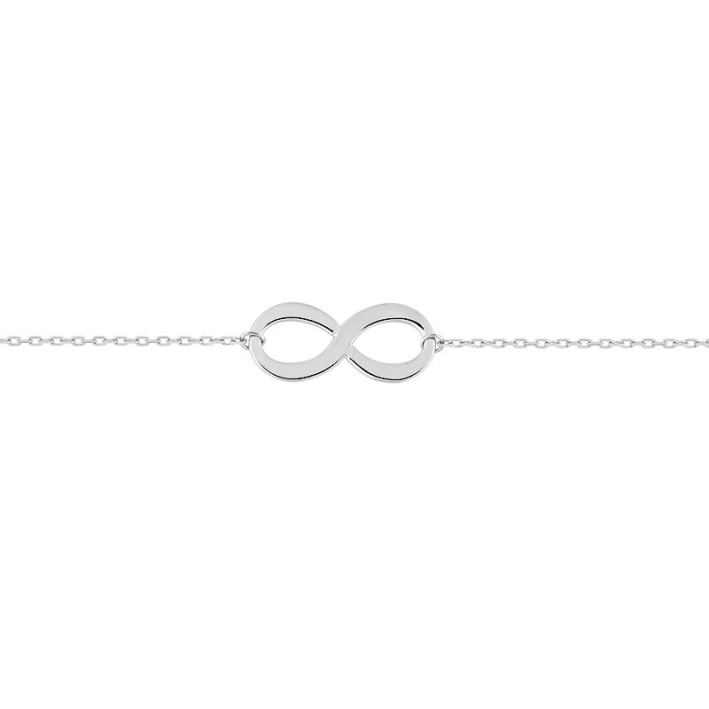 bracelet-femme-or-blanc-750-infini-robbez-masson-7757GR Bracelet Femme Infini Or blanc 750/1000 ROBBEZ MASSON
