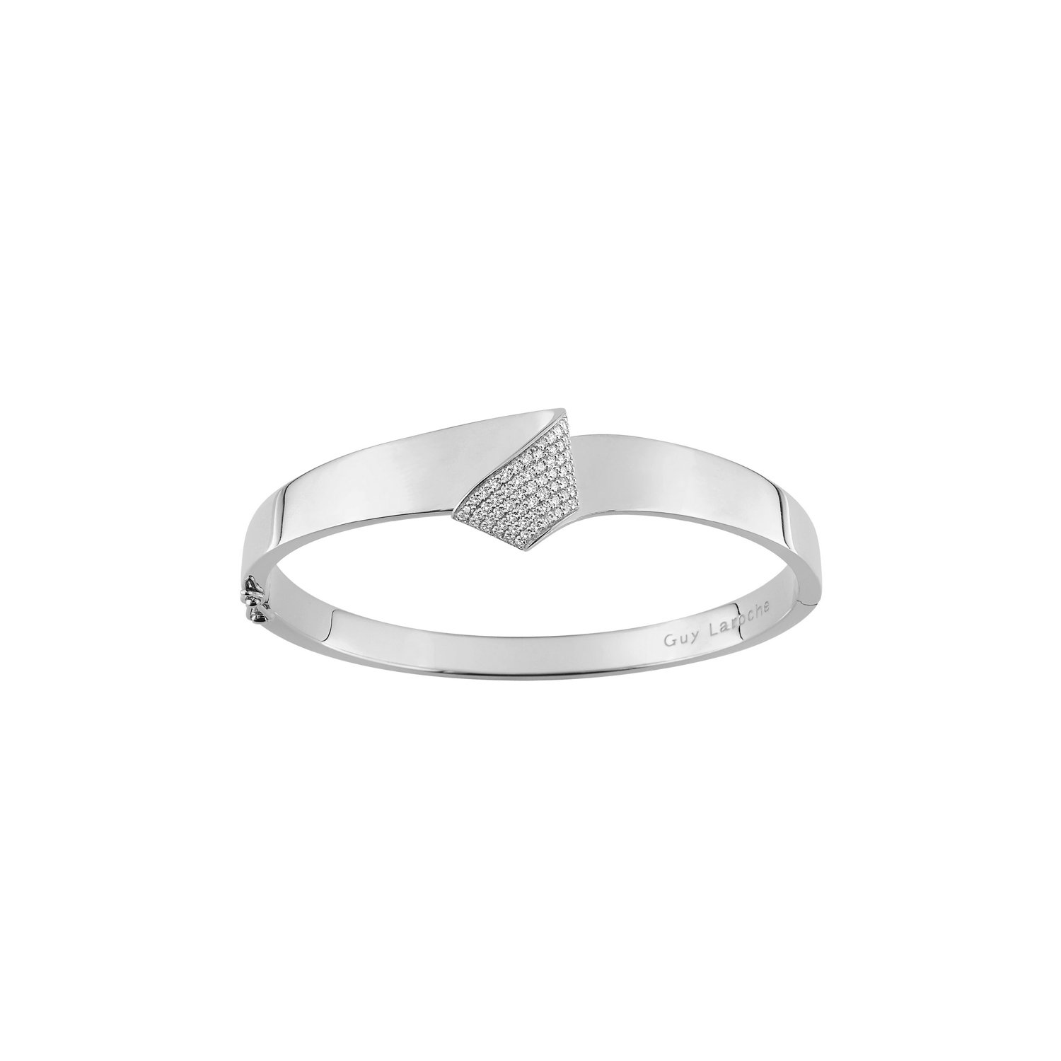 bracelet-jonc-femme-argent-oxydes-guy-laroche-ATX707AZ Bracelet jonc Femme Argent et Oxydes Guy Laroche