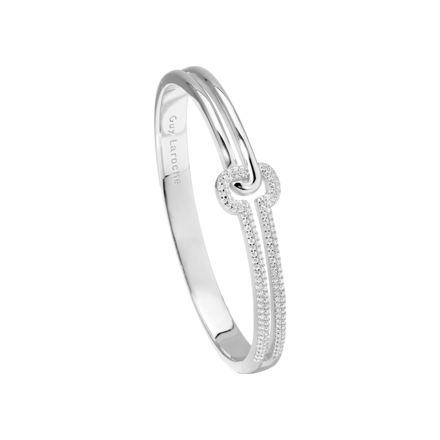 bracelet-jonc-femme-argent-oxydes-guy-laroche-g33043-11 Bracelet jonc Femme Argent et Oxydes Guy Laroche