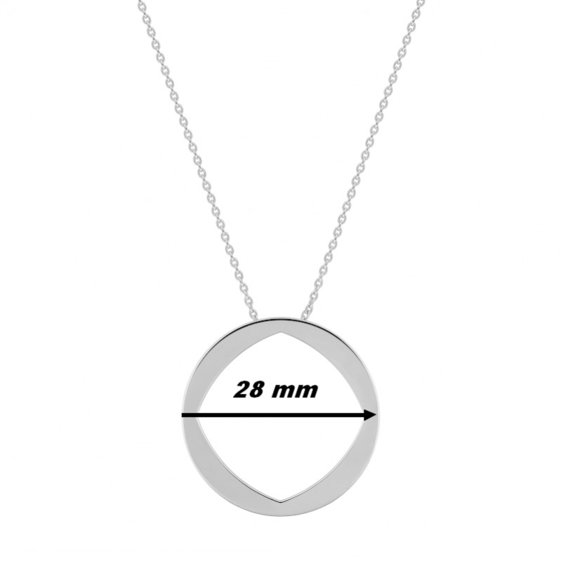 Collier long Femme Argent 925/1000 MURAT, dimensions