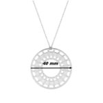 Collier long Femme Argent 925/1000 MURAT, dimensions