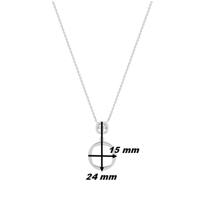 collier-femme-argent-oxyde-murat-302287-1-dimensions Collier Femme Argent 925/1000 et Oxyde de zirconium MURAT, dimensions