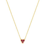 Collier Femme Or jaune 750/1000 et Rubis ROBBEZ MASSON