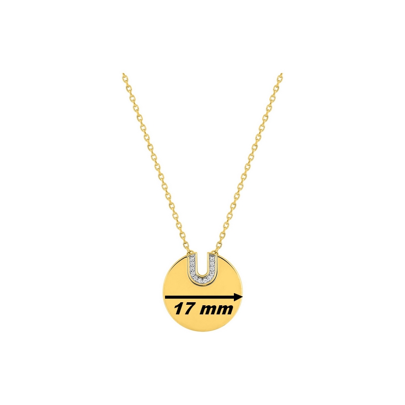 Collier femme Plaqué or et oxydes Guy Laroche diamètre