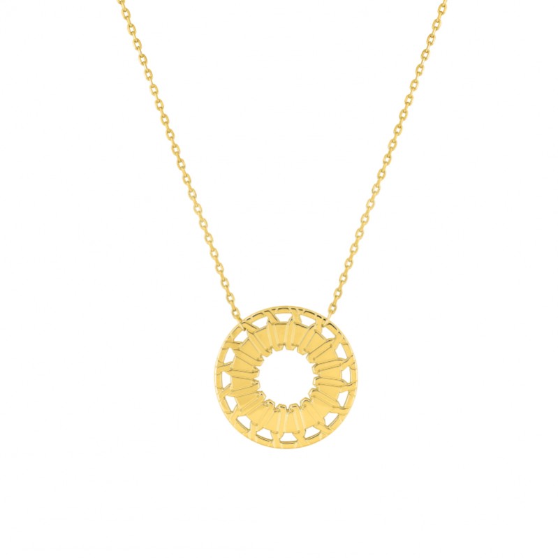 collier-graphique-plaque-or-femme-murat-102904 Collier graphique Femme Plaqué Or MURAT
