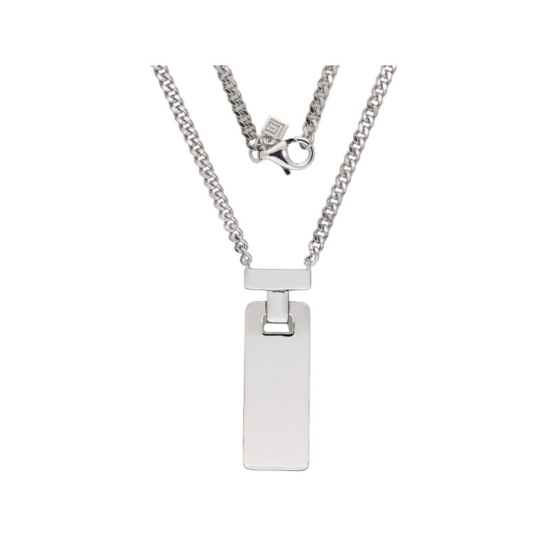 collier-homme-argent-guy laroche-g32033.01 Collier Homme Guy Laroche en Argent rhodié 925/1000