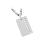 Collier Homme Argent MURAT autre vue