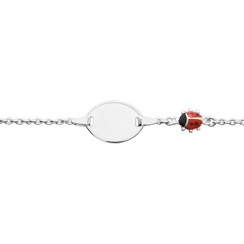 Gourmette Coccinelle Enfant Argent 925/1000 ROBBEZ MASSON