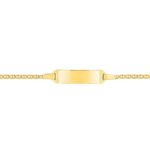 Gourmette maille marine Enfant Or jaune 750/1000 ROBBEZ MASSON
