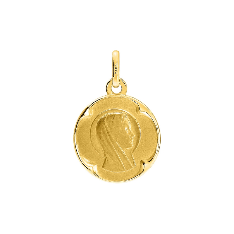 Médaille Vierge Or Jaune 750/1000 ROBBEZ MASSON