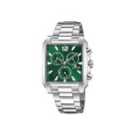 Montre carrée cadran vert Homme Acier inoxydable LOTUS 18850/3