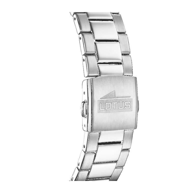 montre-carree-homme-acier-inoxydable-lotus-18850-4-brac Montre carrée cadran noir Homme Acier inoxydable LOTUS 18850/4, bracelet