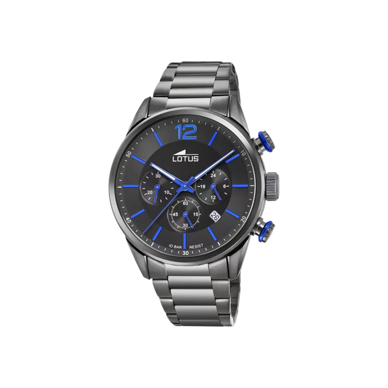 montre-chronographe-homme-acier-inoxydable-lotus-18686-3 Montre Homme chronographe Acier inoxydable LOTUS 18686/3