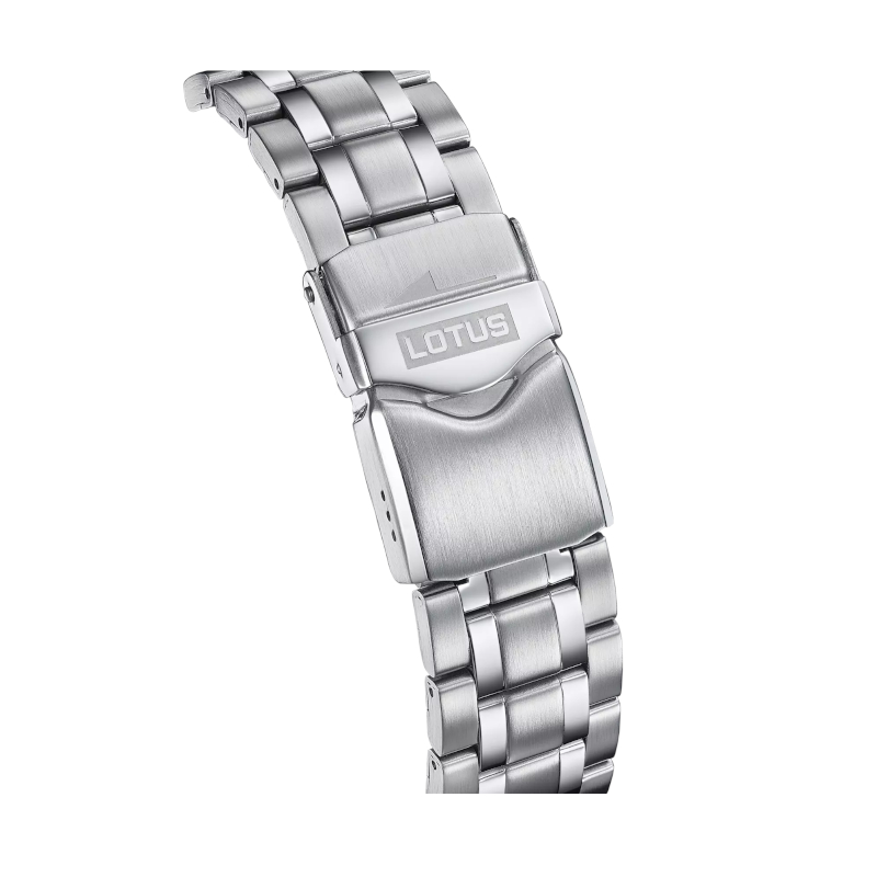 Coffret montre étanche LOTUS Homme Acier inoxydable et bracelet silicone bleu interchangeable 18938/1, bracelet