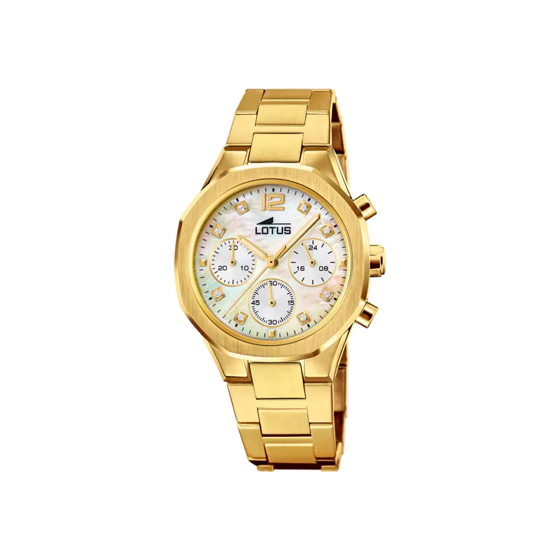 Montre LOTUS Femme Acier inoxydable couleur or 18871/1