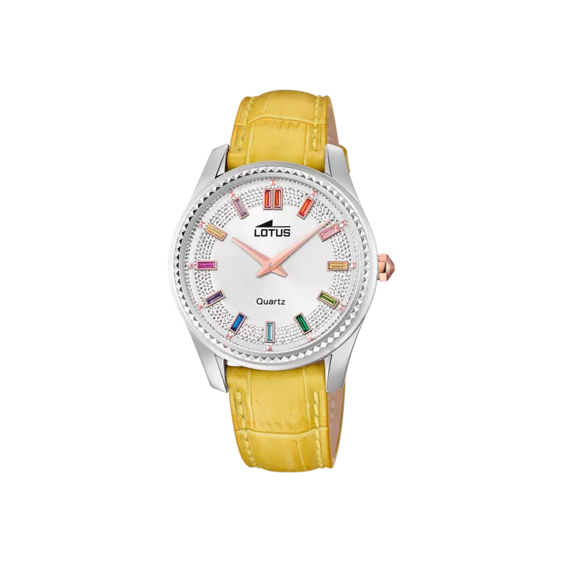 Montre Femme cuir jaune et Acier inoxydable LOTUS 18899/2