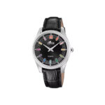 Montre Femme cuir noir et Acier inoxydable LOTUS 18899/6