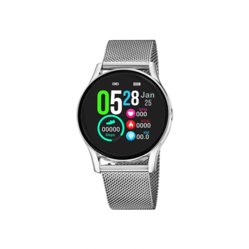 montre-homme-connectee-acier-inoxydable-lotus-50000-A Montre Smartwatch Homme connectée Lotus Acier inoxydable 50000/A