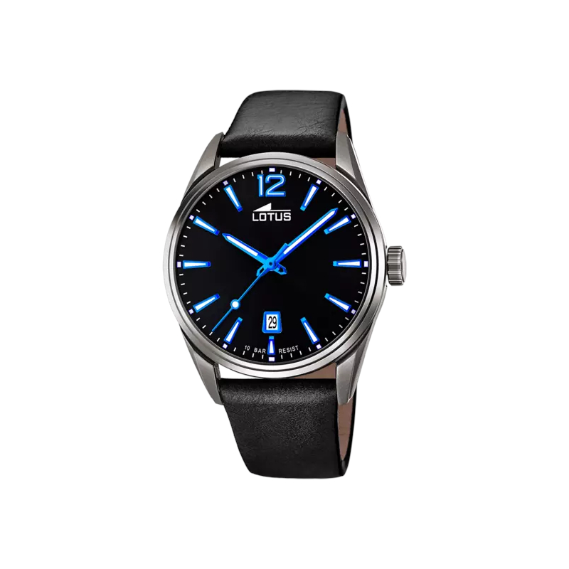 montre-homme-cuir-lotus-18685-6 Montre Homme cuir et Acier inoxydable LOTUS 18685/6
