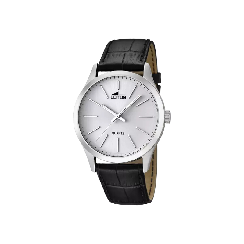 montre-homme-cuir-noir-lotus-15961-1 Montre Homme cuir noir et Acier inoxydable LOTUS 15961/1