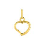 Pendentif Femme Cœur Or jaune 750/1000 ROBBEZ MASSON