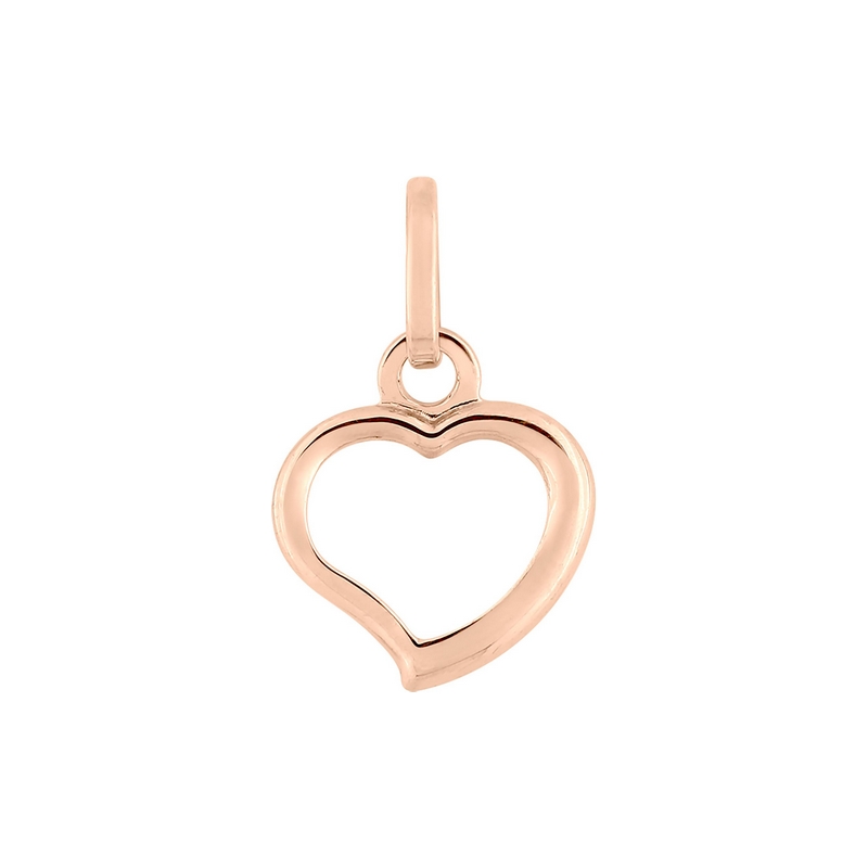 pendentif-coeur-femme-or-rose-750-robbez-masson-2816R Pendentif Femme Cœur Or rose 750/1000 ROBBEZ MASSON