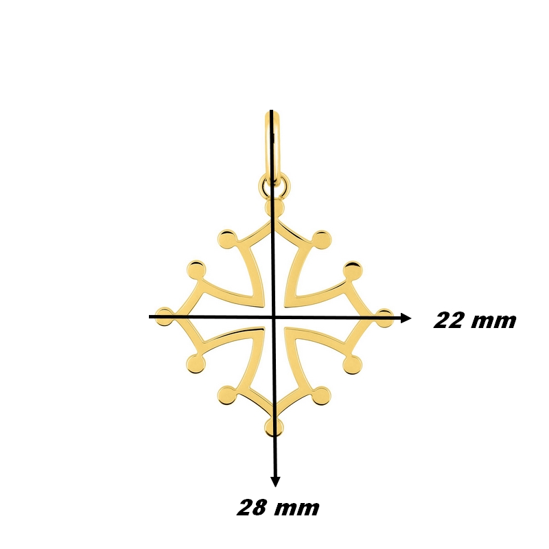 pendentif-croix-occitane-or-jaune-750-robbez-masson-P2-1-dimensions Pendentif Croix Occitane Or jaune 750/1000 ROBBEZ MASSON, dimensions