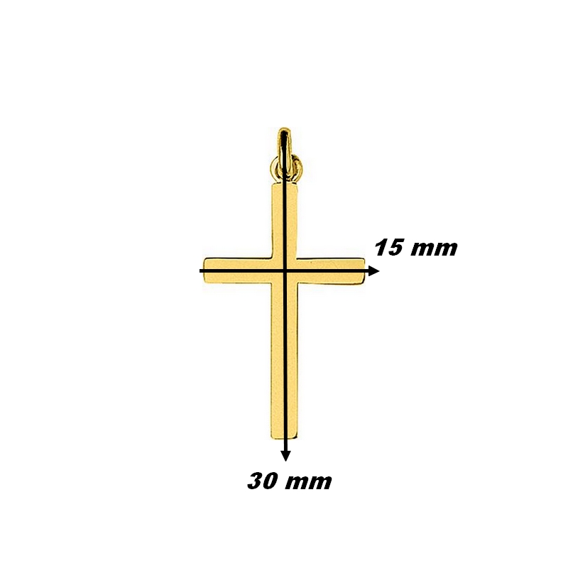 pendentif-croix-or-jaune-750-robbez-masson-7411-1-dimensions Pendentif Croix Or jaune 750/1000 ROBBEZ MASSON, dimensions
