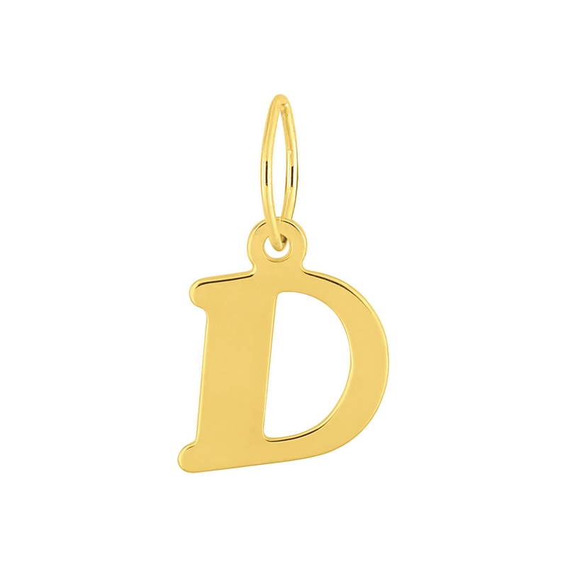 Pendentif lettre D, OR jaune 750/1000 ROBBEZ MASSON