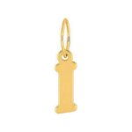 Pendentif lettre I, OR jaune 750/1000 ROBBEZ MASSON