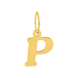 Pendentif lettre P, OR jaune 750/1000 ROBBEZ MASSON