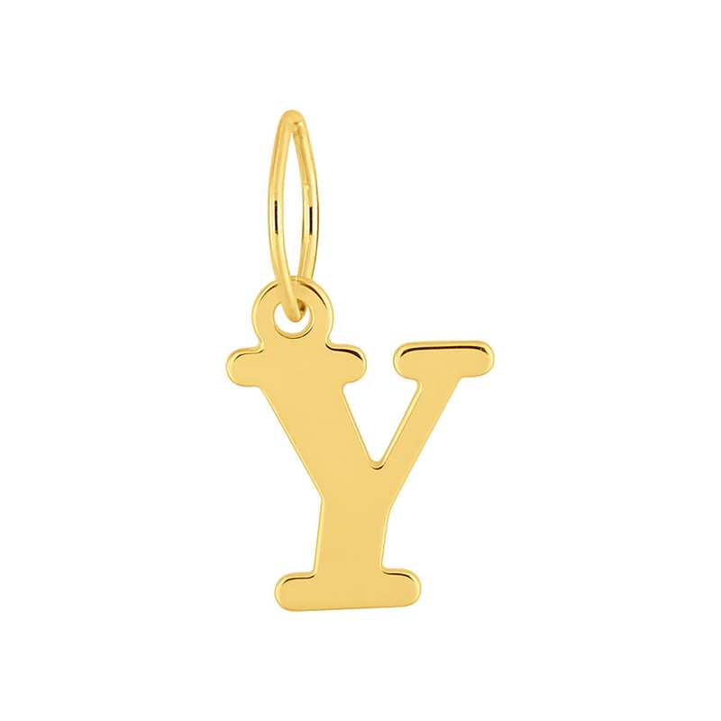 Pendentif lettre Y, OR jaune 750/1000 ROBBEZ MASSON