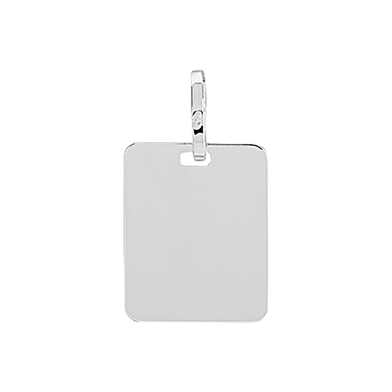 Pendentif Plaque Or blanc 750/1000 ROBBEZ MASSON