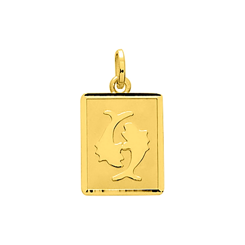 Pendentif Zodiaque Poissons Or jaune 750/1000 ROBBEZ MASSON