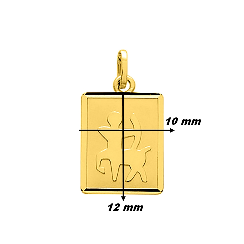 Pendentif Zodiaque Sagittaire Or jaune 750/1000 ROBBEZ MASSON