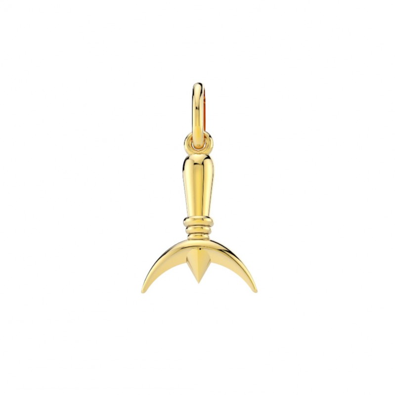 trident-camargue-or-jaune-750-thomas-javon-TRID3D15 Pendentif Trident Or jaune 750/1000 THOMAS JAVON