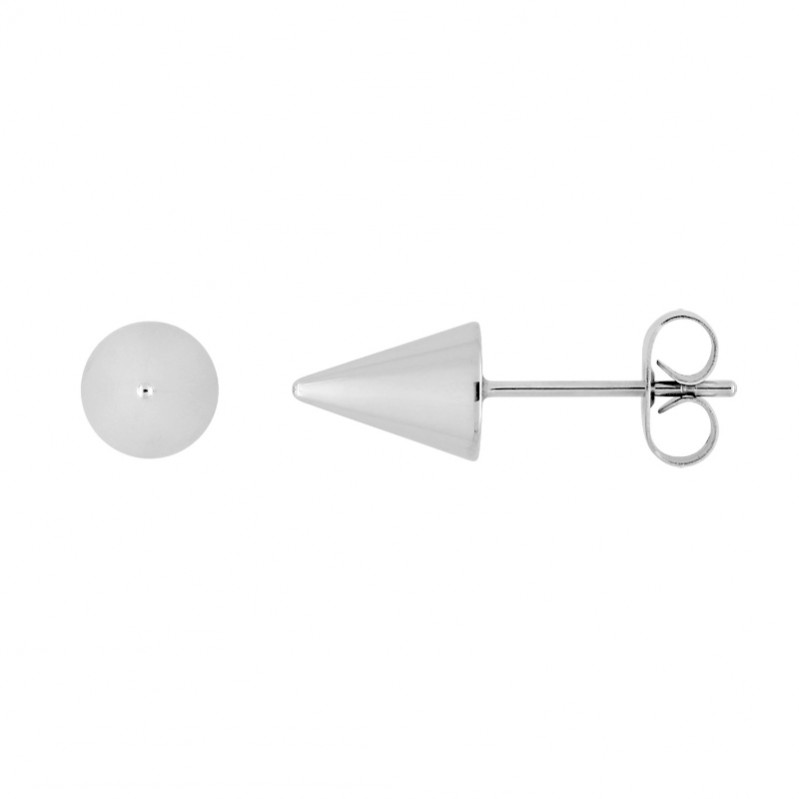 Boucles-oreilles-clous-Femme-Acier-inoxydable-ROBBEZ-MASSON-435116 Boucles d’oreilles clous, cône Femme Acier inoxydable ROBBEZ MASSON