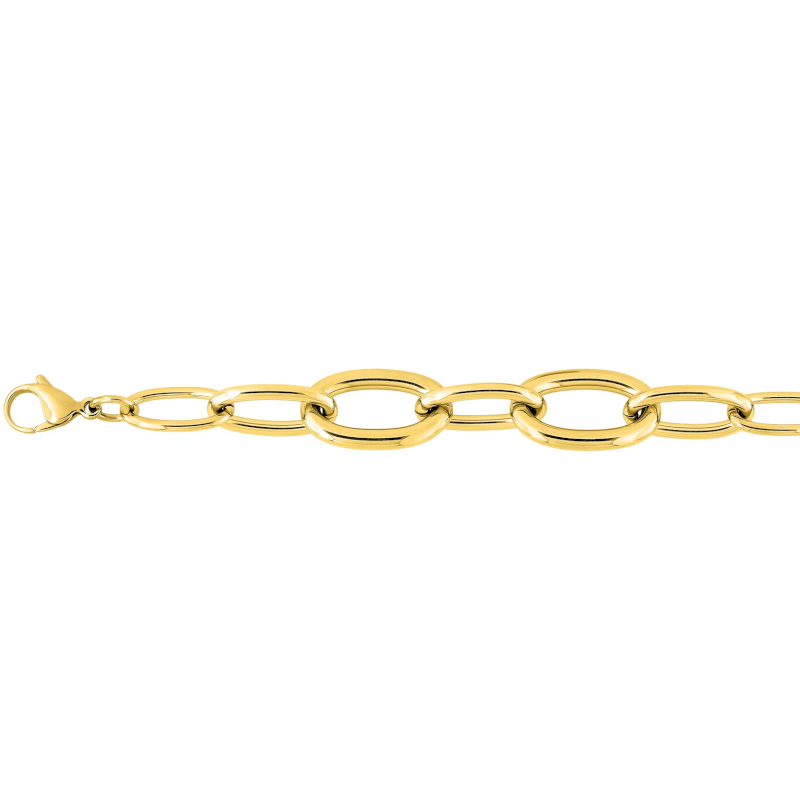 Bracelet chaîne Femme Acier inoxydable doré ROBBEZ MASSON