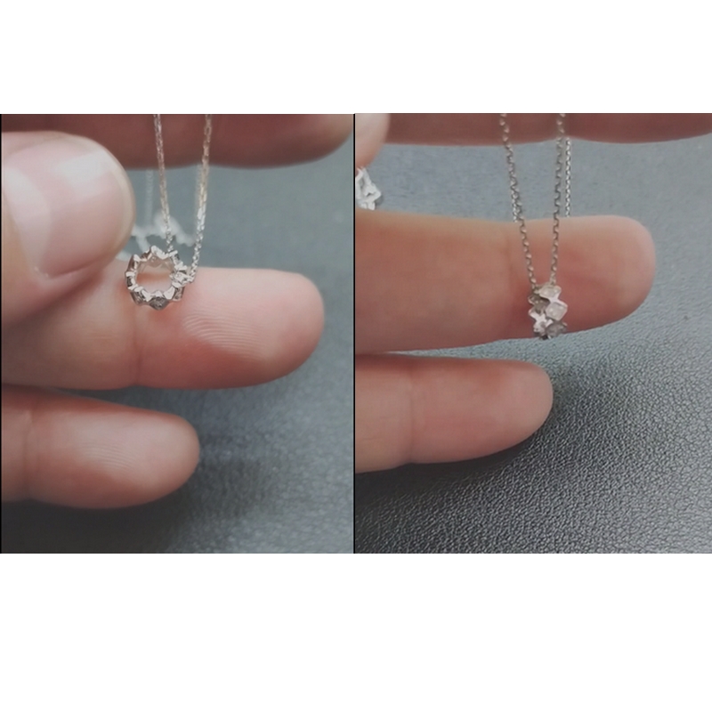 Collier-Femme-Or-blanc-750-et-Diamants-robbez-masson-3-7417-31-vues Collier Femme Or blanc 750/1000 et Diamants ROBBEZ MASSON, autre vue