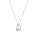 Collier Femme Or blanc, rose 750/1000 et Diamant ROBBEZ MASSON