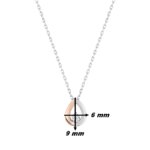 Collier Femme Or blanc, rose 750/1000 et Diamant ROBBEZ MASSON, dimensions