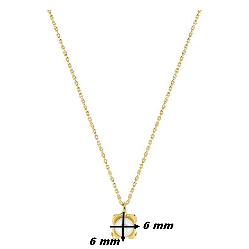 Collier Femme Or jaune 750/1000 et Perle de culture ROBBEZ MASSON, dimensions