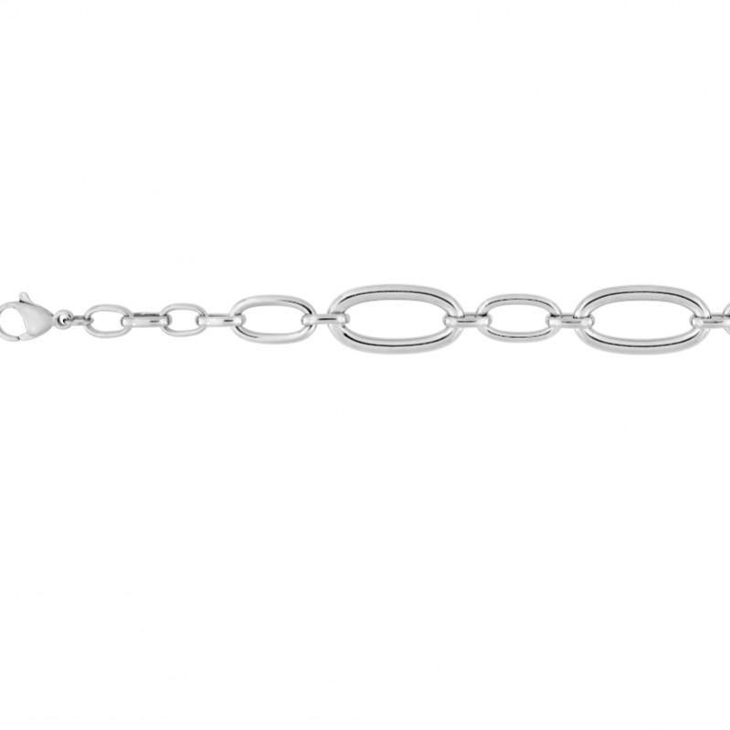 Collier-chaine-Femme-Acier-inoxydable-316L-robbez-masson-431228C Collier chaine Femme Acier inoxydable ROBBEZ MASSON