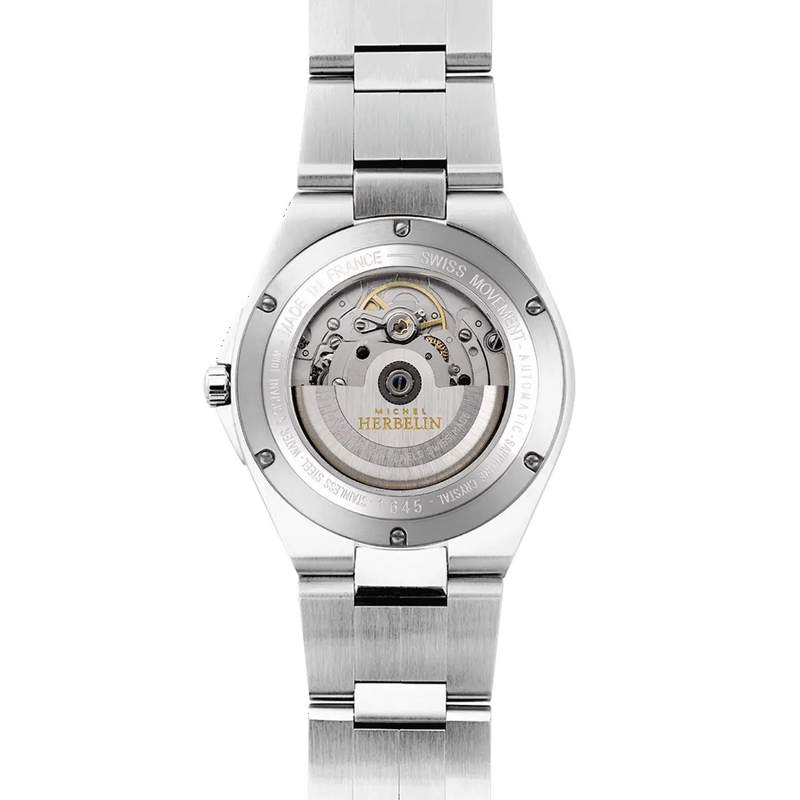 Montre Homme Cap Camarat Automatique HERBELIN Acier inoxydable 1645B16, arrière