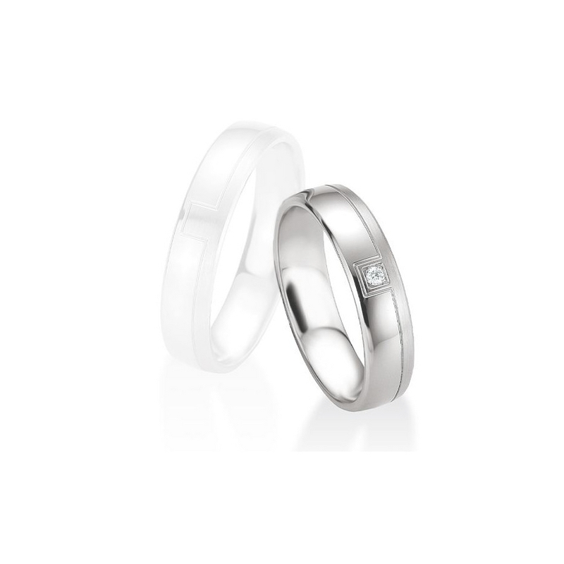 alliance-breuning-argent-925-et-diamants-48-08089 Alliance Argent 925/1000 et Diamant BREUNING