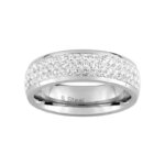 Bague Femme Acier inoxydable et Oxydes de zirconium ROBBEZ MASSON