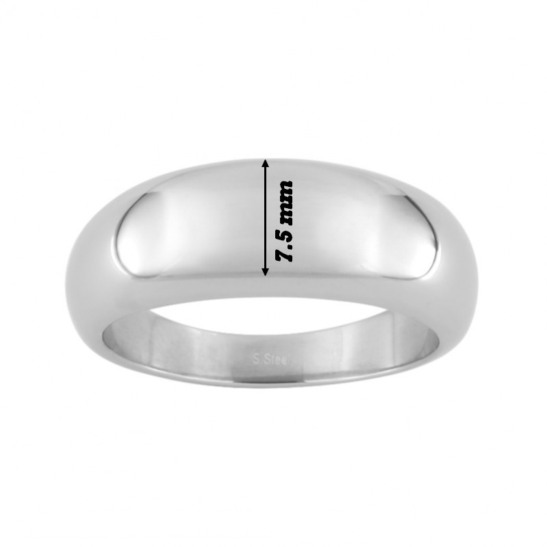 bague-femme-acier-inoxydable-robbez-masson-437193-largeur Bague Femme Acier inoxydable ROBBEZ MASSON, largeur