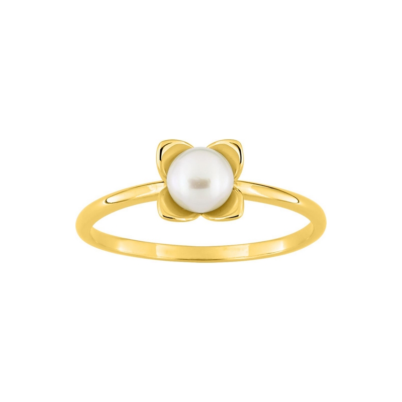 Bague Femme Or jaune 750/1000 et Perle de culture ROBBEZ MASSON